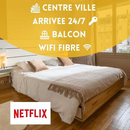 Ferienwohnung Tours Centre - Proche Gare - Parking Velo - Balcon - Arrivee Autonome Exterior foto