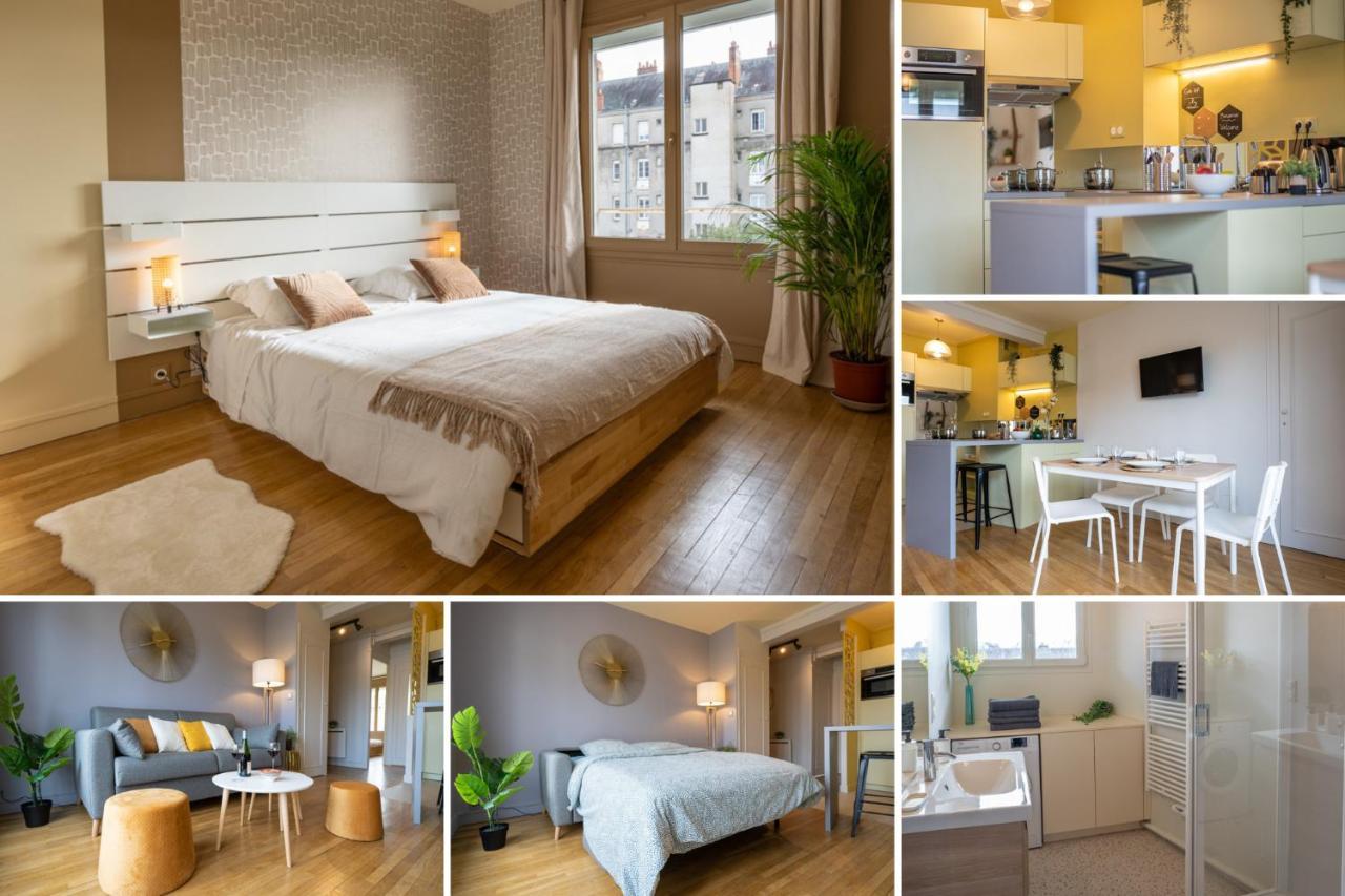 Ferienwohnung Tours Centre - Proche Gare - Parking Velo - Balcon - Arrivee Autonome Exterior foto